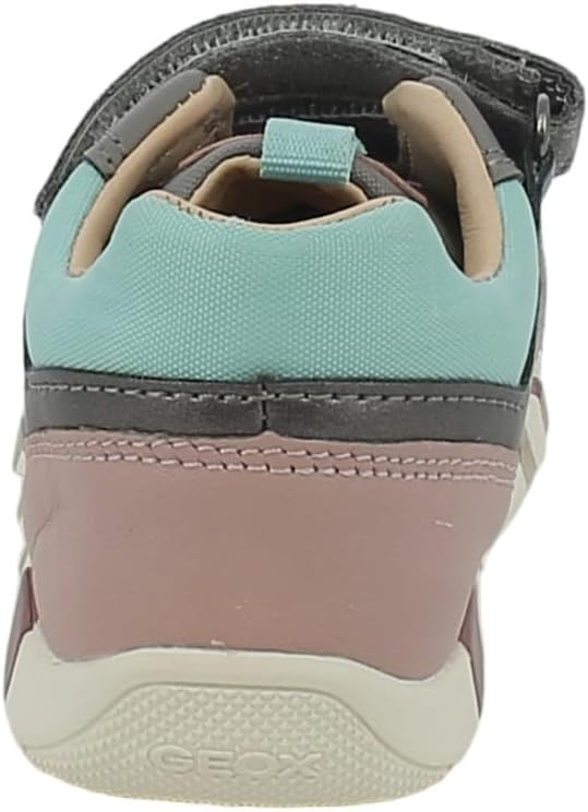 Geox Mädchen B Iupidoo Girl C Sneaker 23 EU Grey Old Rose, 23 EU Grey Old Rose