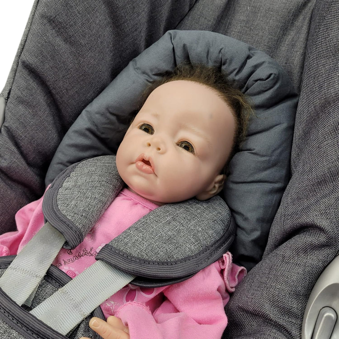 BAMBINIWELT Kopfpolster Kopfkissen für Babyschale kompatibel mit Maxi Cosi Modell Cabrio Fix und Cit