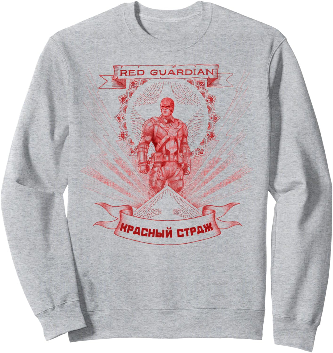 Marvel Black Widow Red Guardian Sketch Sweatshirt