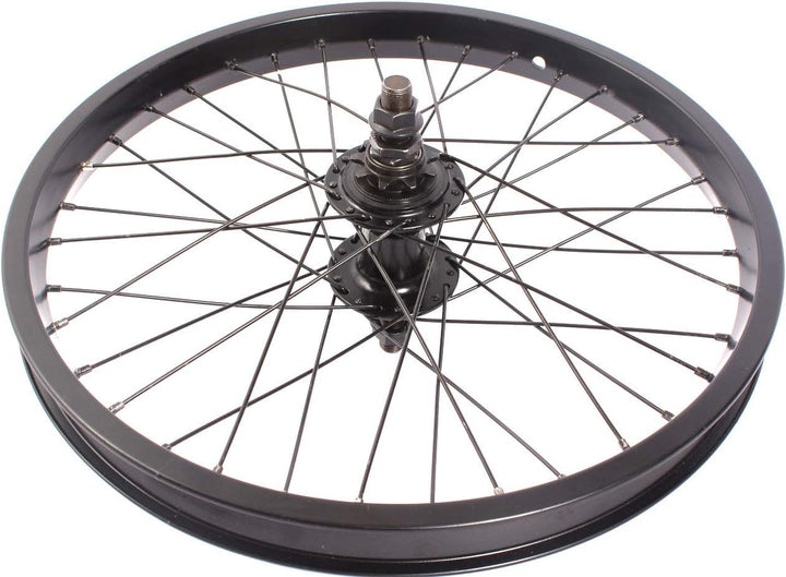 KHE 18" Zoll BMX Hinterrad 14mm schwarz Alu BIG400 Felge 36 Loch 9T Ritzel S/B