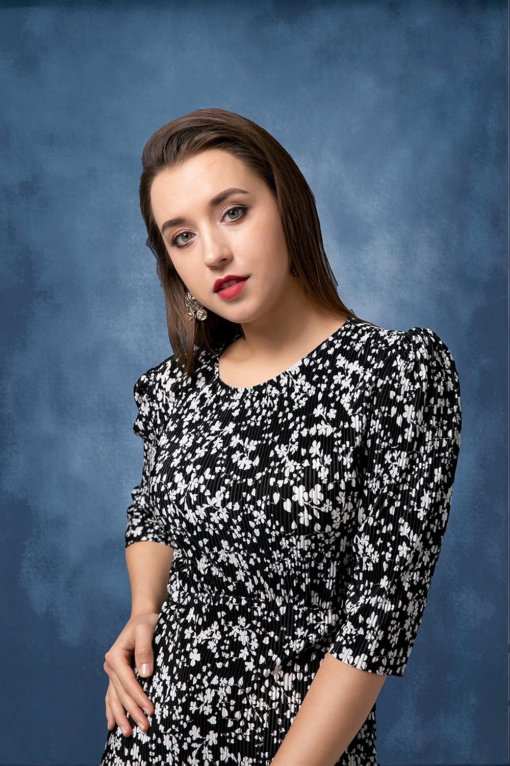 Kate 1.5x2.2m Blau Portrait Hintergrund Blau Textur Hintergrund Blau Mikrofaser Hintergrund Studio R