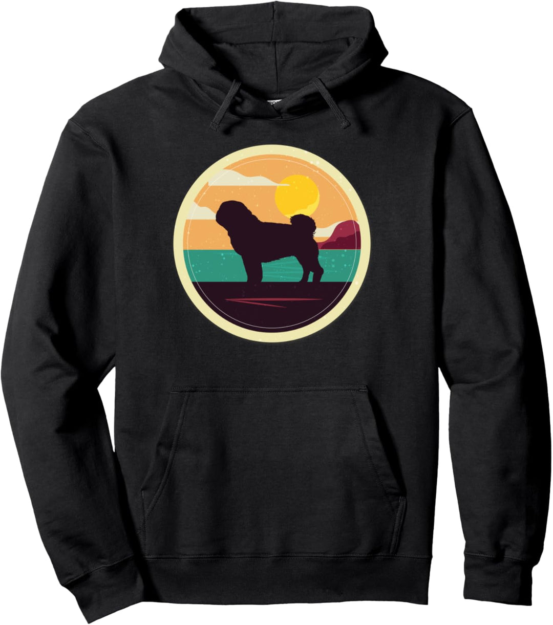 Mops Retro Pullover Hoodie
