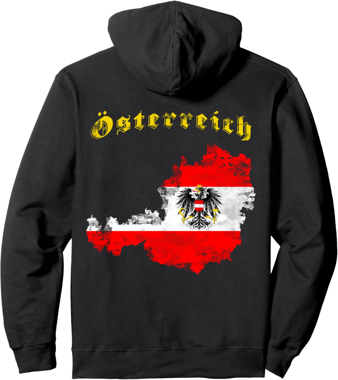 Vintage Österreich-Flagge Österreich Österreich Pullover Hoodie