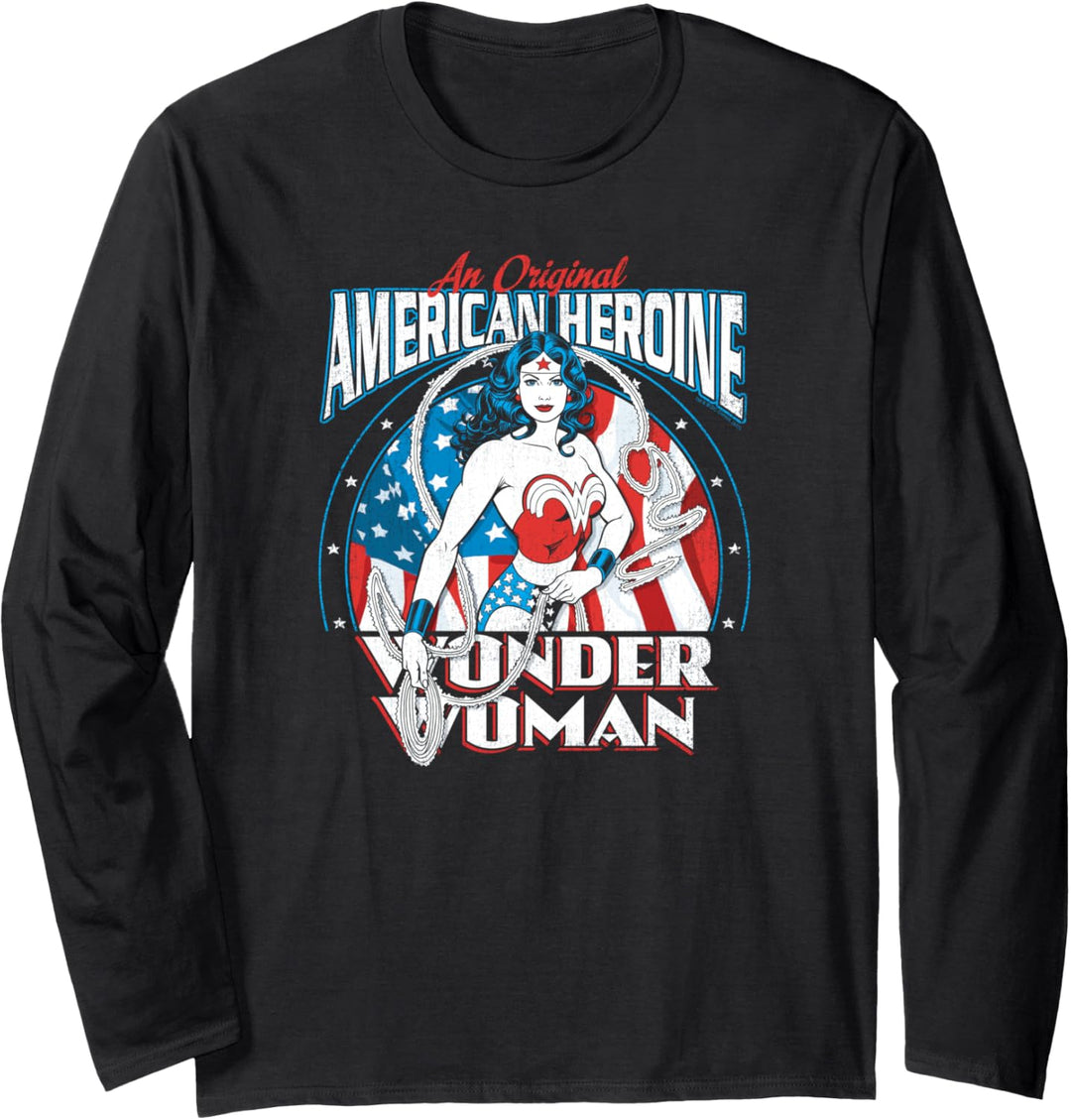 Wonder Woman American Heroine Langarmshirt