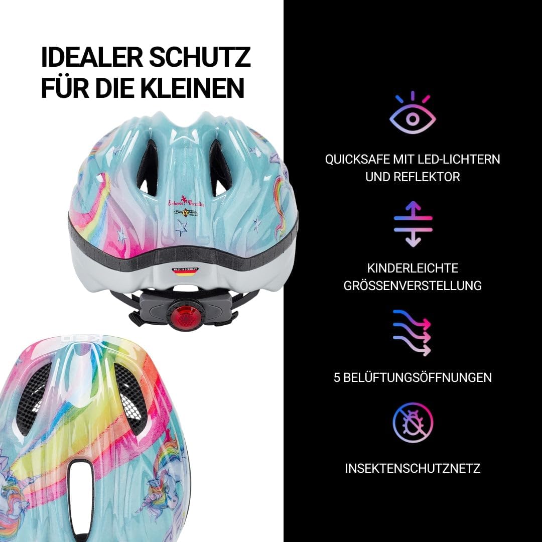 KED Fahrradhelm Meggy Originals 44-49 (XS) einhorn paradies, 44-49 (XS) einhorn paradies