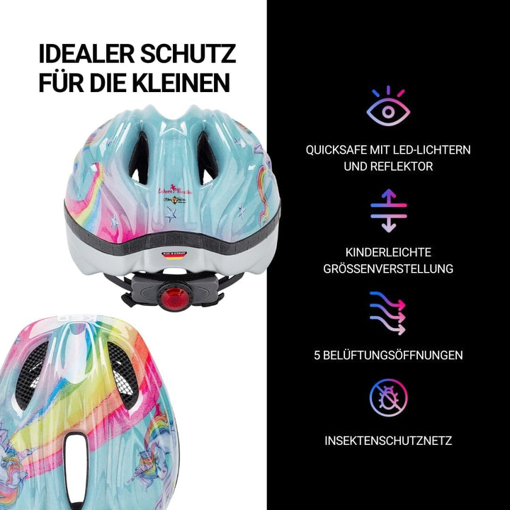KED Fahrradhelm Meggy Originals 44-49 (XS) einhorn paradies, 44-49 (XS) einhorn paradies
