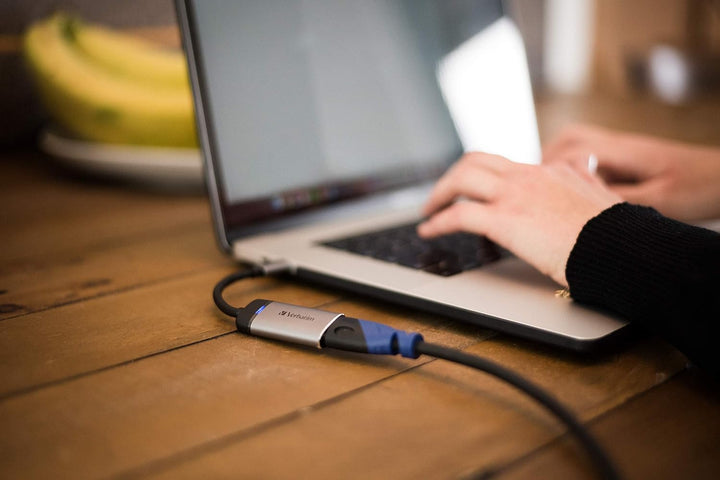 Verbatim Adapter USB Adapter, USB-C Stecker > HDMI Buchse HDMI 4K Adapter 10 cm Kabel, HDMI 4K Adapt