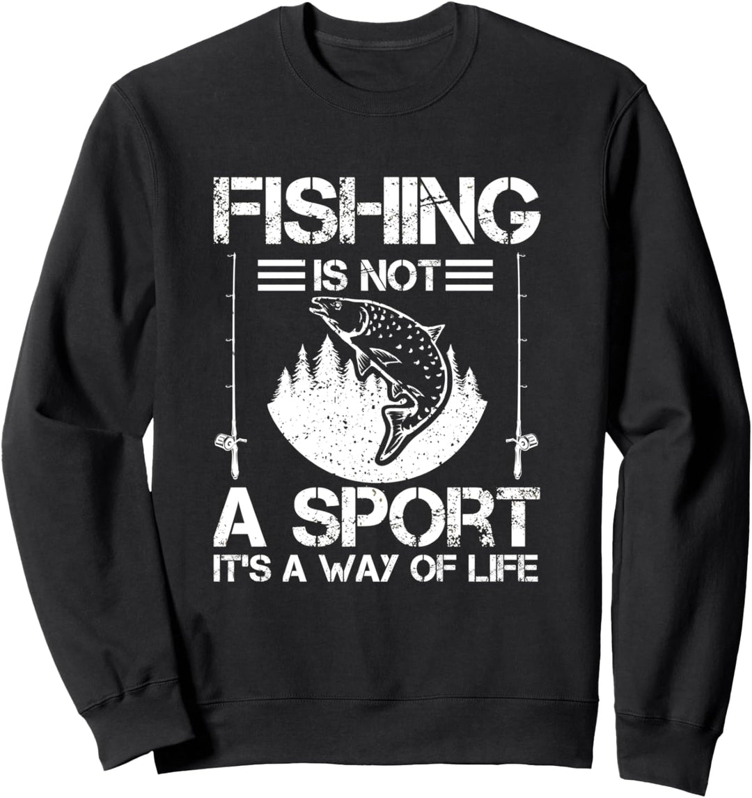 Angelsport Angler Spruch. Karpfen Fischen Carplife Klamotten Sweatshirt