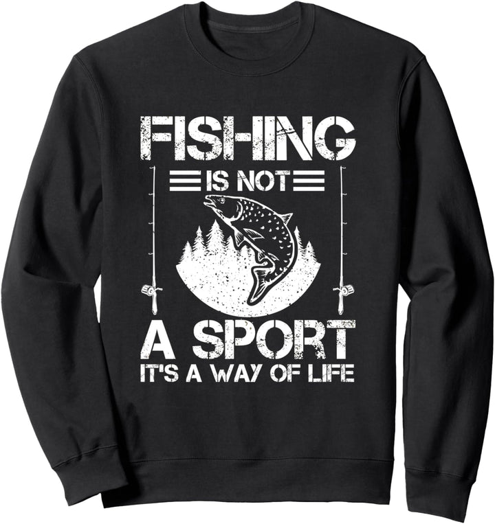 Angelsport Angler Spruch. Karpfen Fischen Carplife Klamotten Sweatshirt