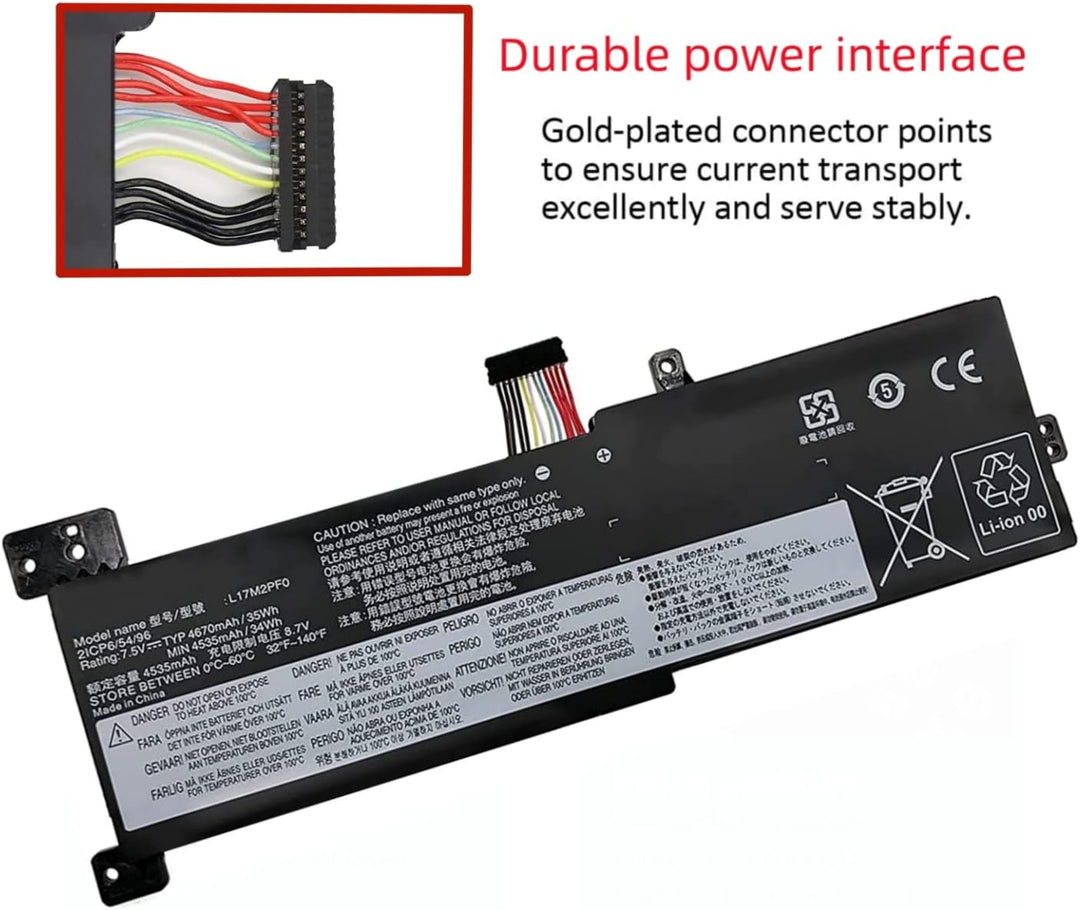 PUGASR L17M2PF0 L17L2PF0 Laptop Akku Kompatibel mit Lenovo IdeaPad 330 Touch-15ARR 330-15ARR 330-15I
