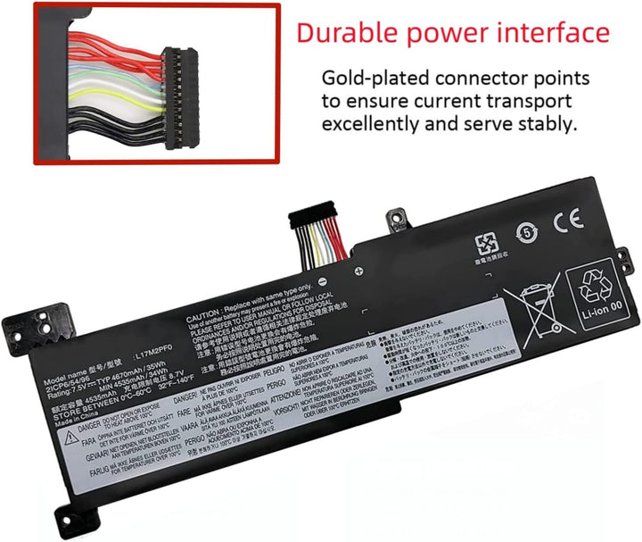 PUGASR L17M2PF0 L17L2PF0 Laptop Akku Kompatibel mit Lenovo IdeaPad 330 Touch-15ARR 330-15ARR 330-15I