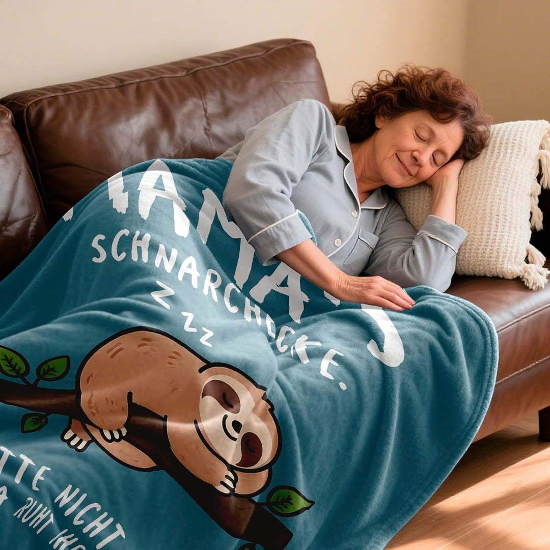 Geschenke für Mama Weihnachten, Geburtstagsgeschenk für Mama, Kuscheldecke Geschenk für Mutter zum G