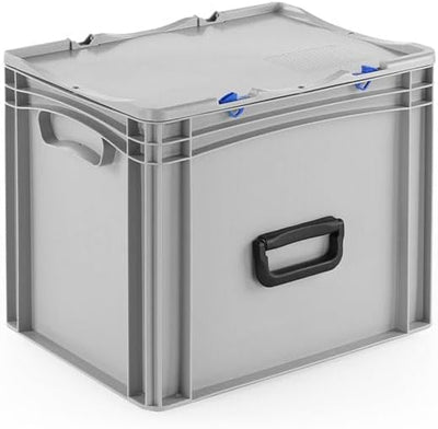 Transportkoffer mit Tragegriff | Kunststoffkoffer zum Lagern und Transportieren | Werkzeugkoffer (40