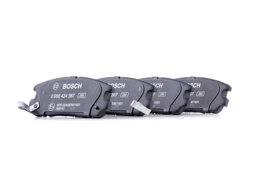 Bosch BP178 Bremsbeläge - Hinterachse - ECE-R90 Zertifizierung - vier Bremsbeläge pro Set