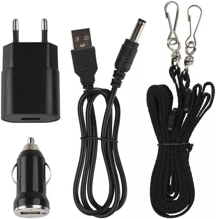 EMOS - aufladbarer LED-Handscheinwerfer - 300lm, max. 370m - 2 Leuchtmodi - 30 Std. - mit rutschfest