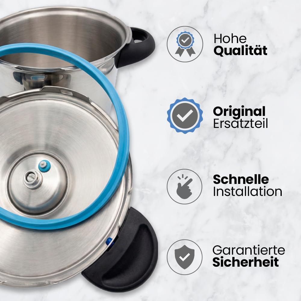 Anakel Home Ersatzventil für Schnellkochtopf Duromatic Supreme, Hot, Inox und Multipan I Nachfüllpac