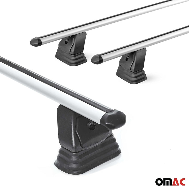 OMAC Aluminium Dachträger Querträger für Dacia Dokker 2012-2021 – TÜV/DIN 75302:2019 – Abschliessbar