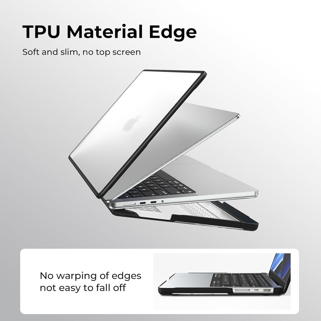 BlueSwan Hülle kompatibel mit MacBook Pro 16 Zoll M4 A3186 A3403/ M3 A2991/ M2 A2780/ M1 A2485 Pro/M