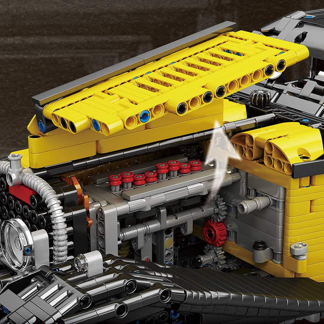 Mould King 13080 T50 Oldtimer statische Version Retro-Baustein-Montagebausatz, 3564PCS MOC Retro-Old
