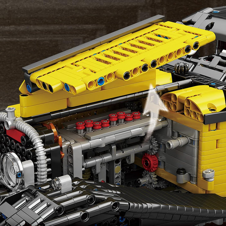 Mould King 13080 T50 Oldtimer statische Version Retro-Baustein-Montagebausatz, 3564PCS MOC Retro-Old