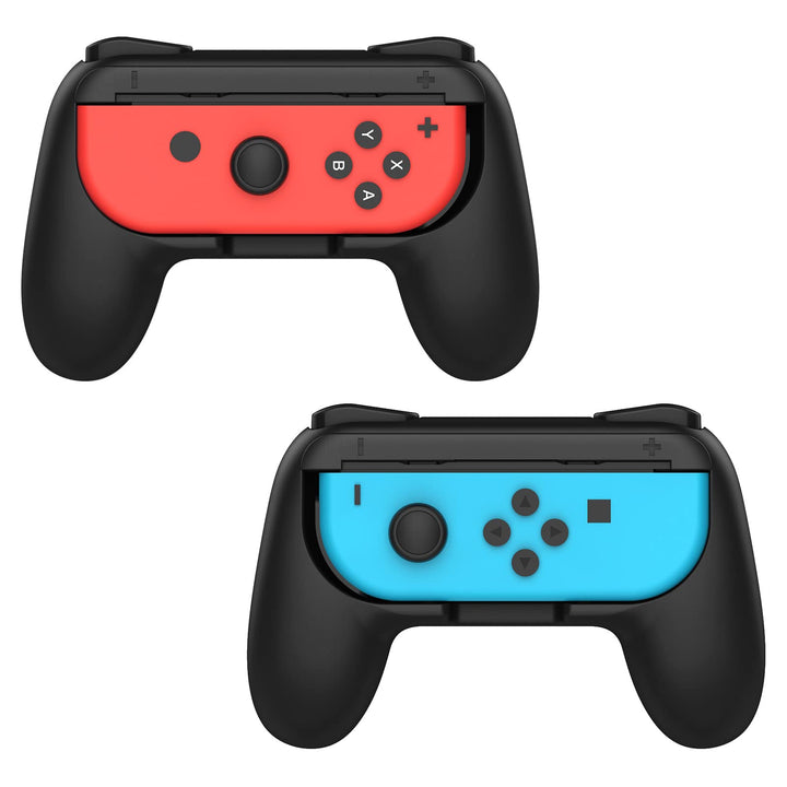 MoKo Switch Joy Con Grip Kompatibel mit Nintendo Switch/Switch OLED Modell, [2 Stück] Griff Halterun