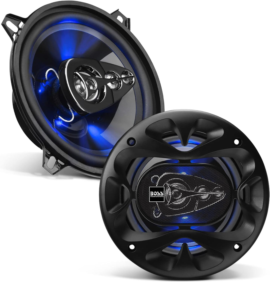 BOSS Audio Systems BE524 225 Watt (pro Paar), 5,25 Zoll, Full Range, 4-Wege-Lautsprecher (Paar) 13,3