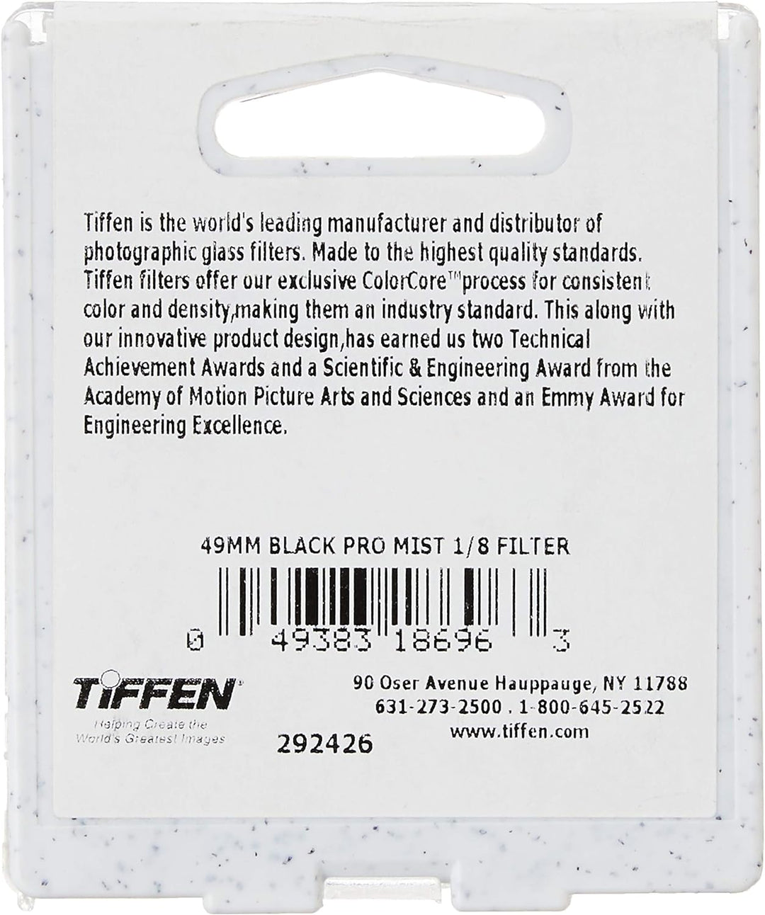Tiffen Filter 49MM Black PRO-Mist 1/4 Filter & Filter 49MM Black PRO-Mist 1/8 Filter 49mm Bundle mit