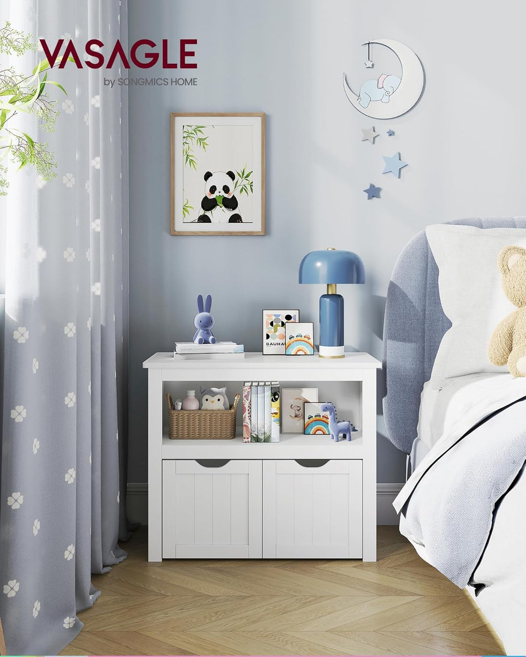 VASAGLE Kinderregal, Spielzeugaufbewahrung für Kinder, Aufbewahrungsschrank, Spielzeugschrank, Aufbe