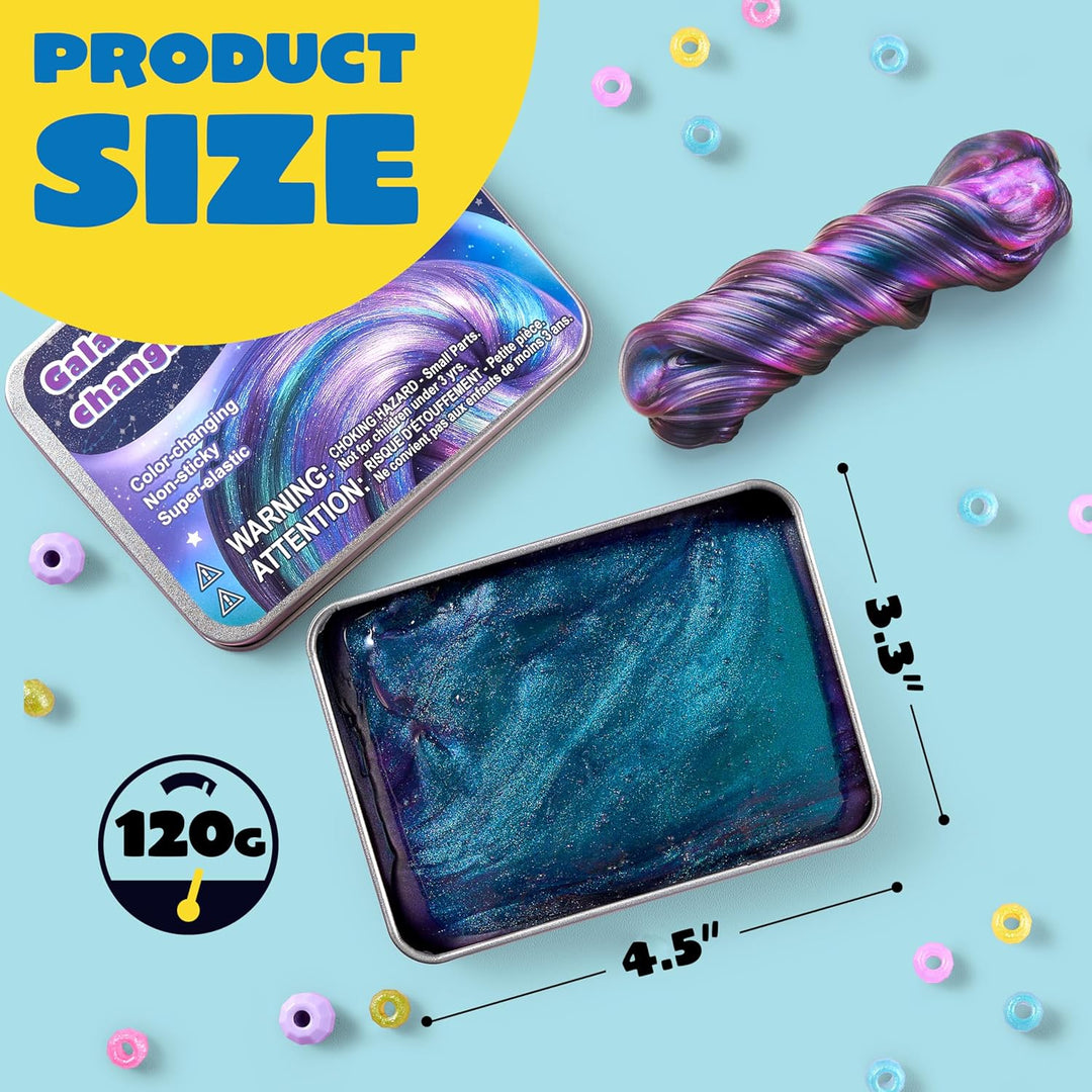 JOYIN Galaxy Color-Changing Knete Springknete für Kinder, Slime Schleim kinder, Sensory Fidget Squis