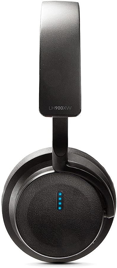 LINDY 73203 LH900XW - Kabelloser Kopfhörer mit Active Noise Cancelling Schwarz On Ear