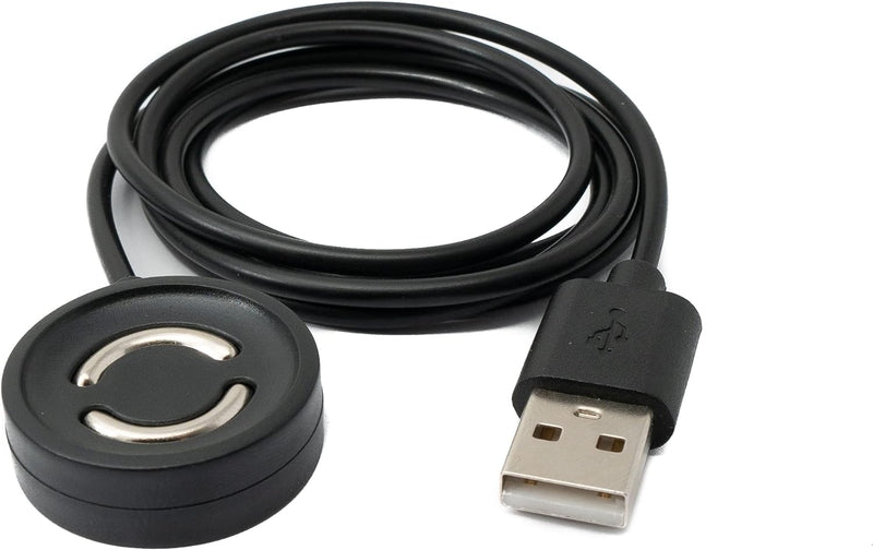 System-S USB 2.0 Kabel 100 cm Ladestation für Suunto 9 Peak Smartwatch in Schwarz