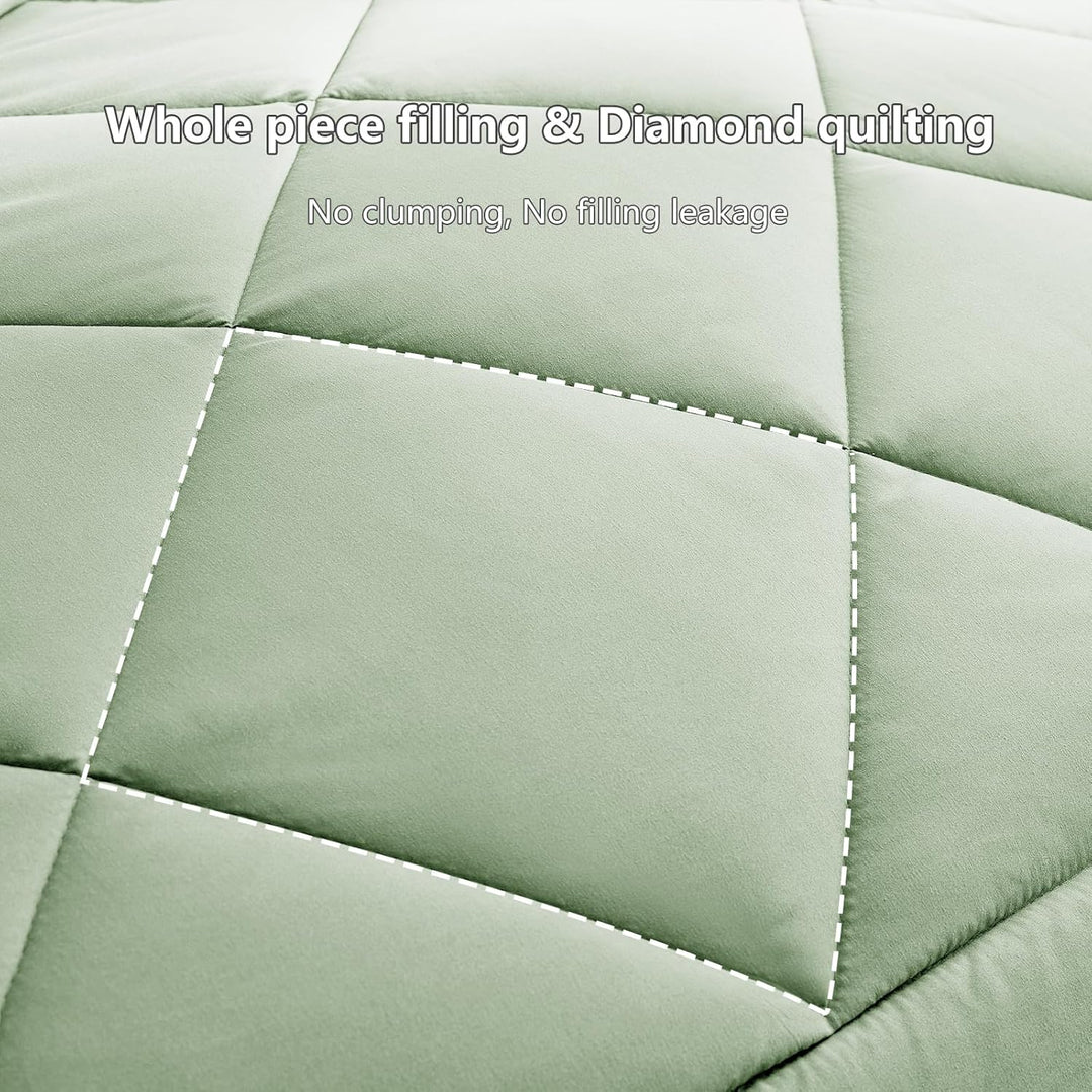WAVVE Bettdecke 155x220 cm Ganzjahresdecke 4 Jahreszeiten, Steppdecke 300gsm Mikrofaser 155x220cm, S