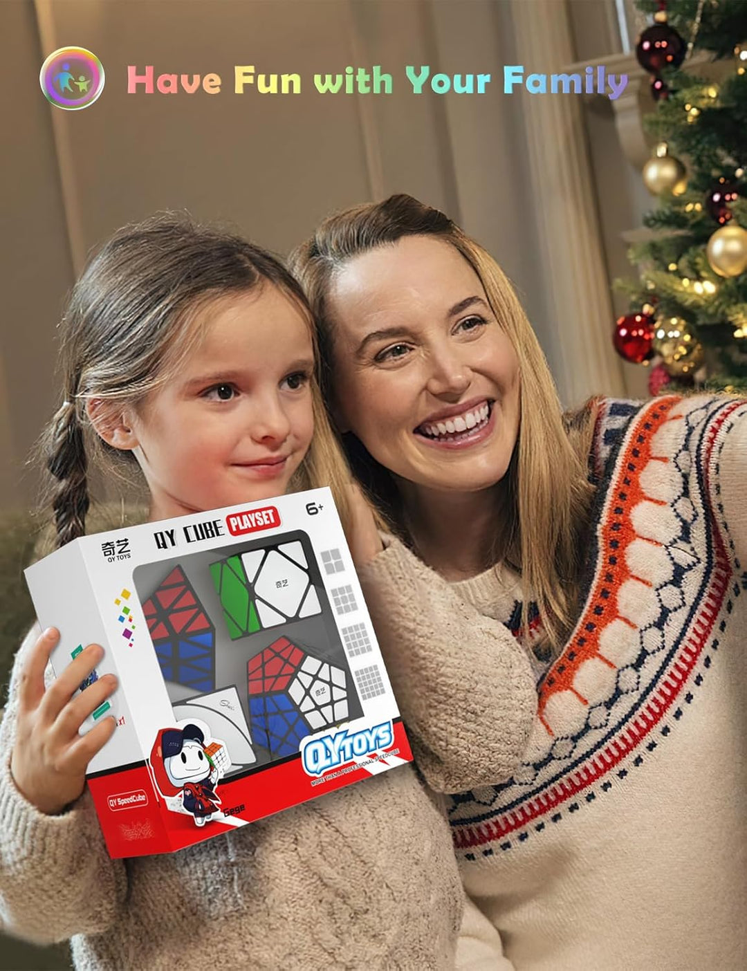 ROXENDA Zauberwürfel Set, Speed Cube Set mit 2x2 3x3 4x4 5x5 Zauberwürfel mit Geschenkbox, Geheimes
