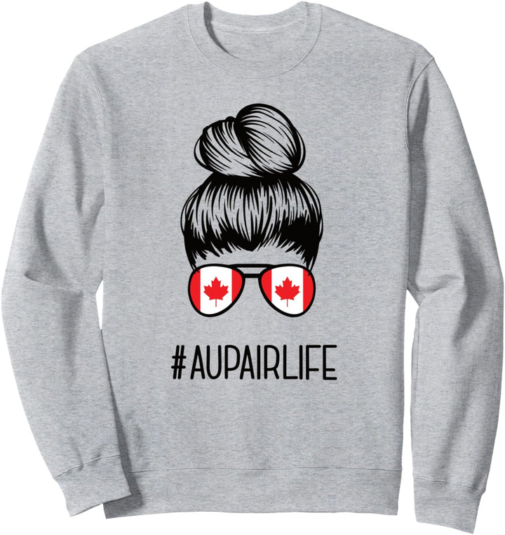 Kanada Au Pair Mädchen Reisen Work and Travel Canada Aupair Sweatshirt