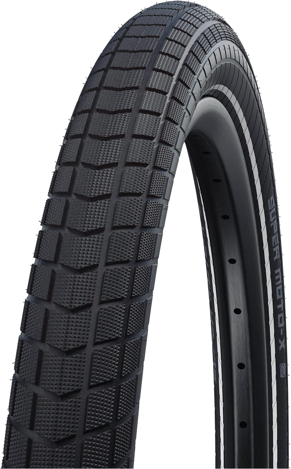 Schwalbe Super Moto-X (DC) Fahrrad Reifen // 62-406 (20×2,40?) Schwarz, Schwarz