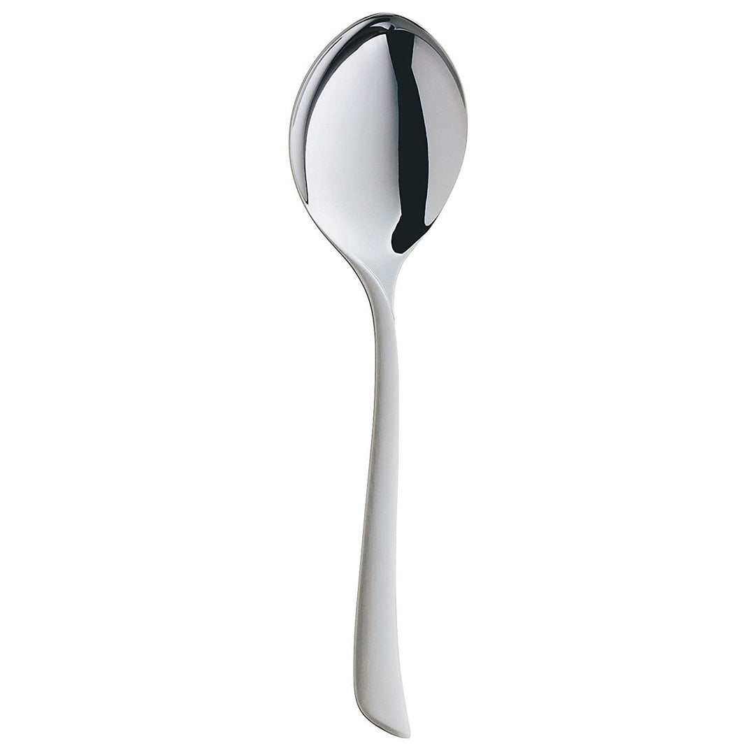 WMF Virginia Servierlöffel 23,8 cm, Vorlegebesteck, Cromargan protect Edelstahl teilmattiert, kratzb