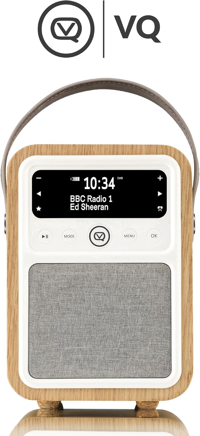VQ VQ-MONTY-OK Monty Radio w/Bluetooth Eiche Wooden Eiche, Wooden Eiche