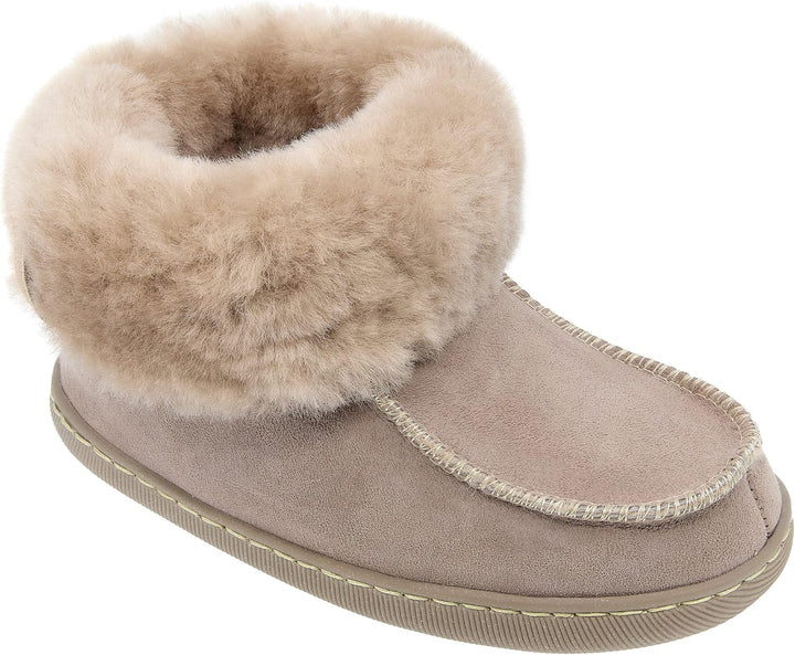 Vanuba - Kinder Hausschuhe Peppin, Lammfell Winterschuhe, Baby Schuhe, Junge und Mädchen, Echtleder,