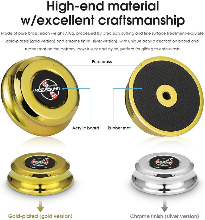 Plattenspieler Disc Record Gewicht Stabilisator - Nobsound Platten Gewicht Record Clamp Stabilisator
