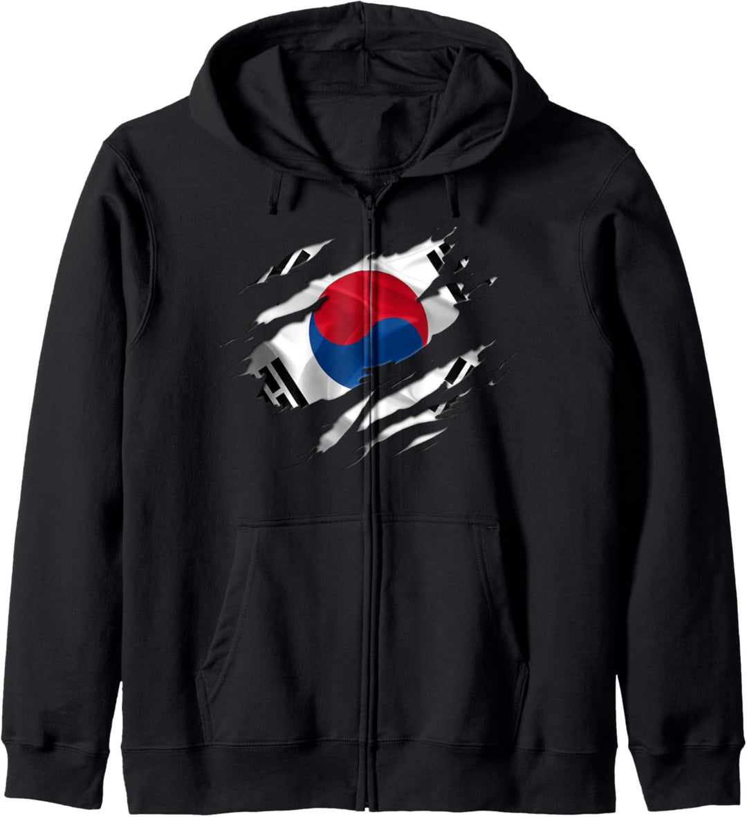 SOUTH KOREA Flag Süd Korea Kapuzenjacke