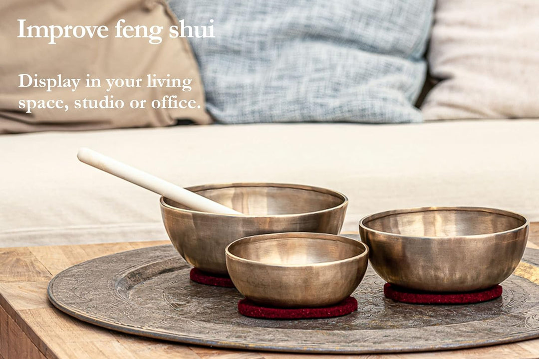 Sonic Energy Therapy Singing Bowl – 1.400g Klangschale für Sound Healing, Meditation – verstärkter R