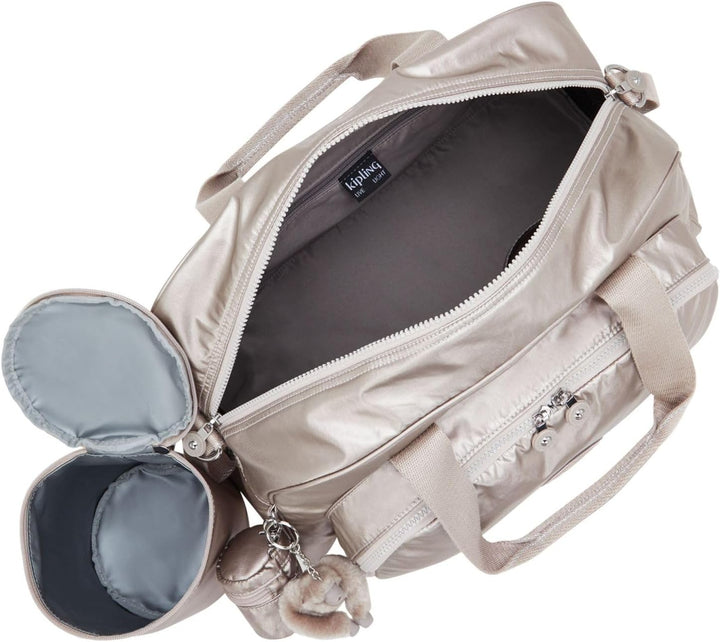 Kipling Camama Grosse Babytasche, Metallic Glow (Silber)