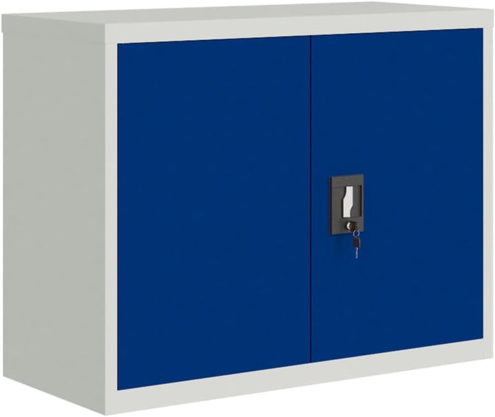 Cozynest Aktenschrank, Büroschrank mit Einlegeboden, Abschliessbar Metallschrank Schrank mit Türen,