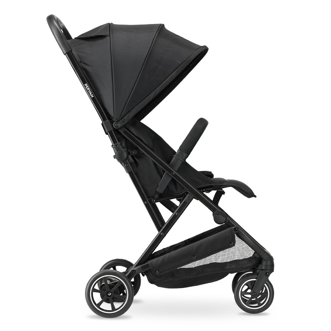 Deryan Easy Reise Buggy - für Kinder ab Geburt bis 22 kg mit Liegefunktion - Ultraleicht 7,5 kg - Ei
