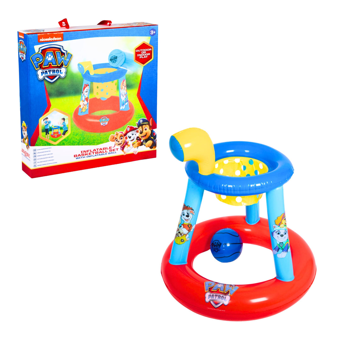 PAW PATROL Aufblasbares Basketballspiel, Outdoor Oder Indoor Spiel für Kinder, Sommerspielzeug, Kind