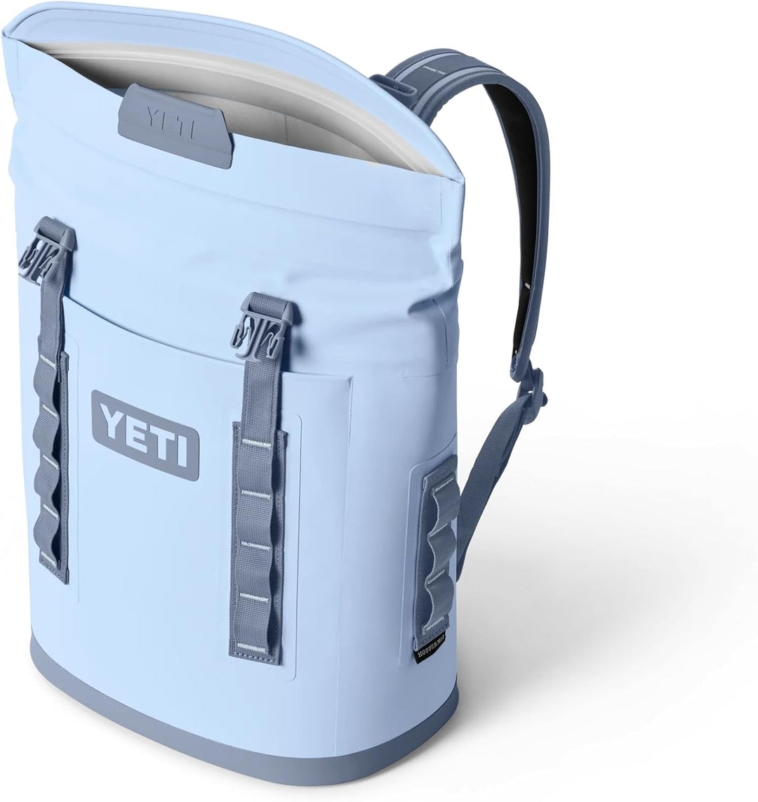 YETI Hopper Soft Backpack Cooler, M12 Big Sky Blue, Big Sky Blue