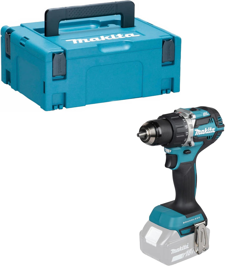 Makita DDF 484 ZJ Akku Bohrschrauber brushless 18V 54Nm Solo im Makpac - ohne Akku und Ladegerät