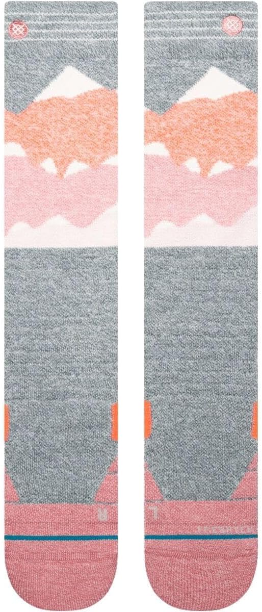 Stance Damen Lonely Peaks Socken Kniestrümpfe Sportsocken dustyrose M, dustyrose M