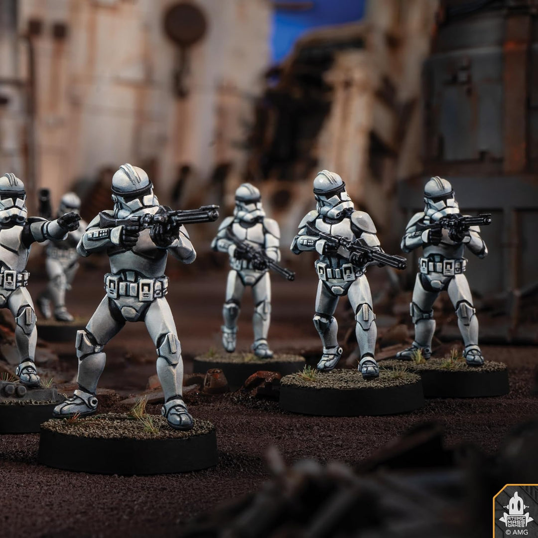 Asmodee, Star Wars: Legion – Clone Trooper Marksmen, Erweiterung, Atomic Mass Games, Tabletop, 2 Spi