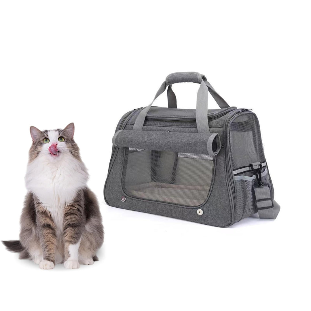 Katzentransportbox, Hundebox Faltbar für Katzen und kleine Hunde, Transportbox Katze für Reisen und